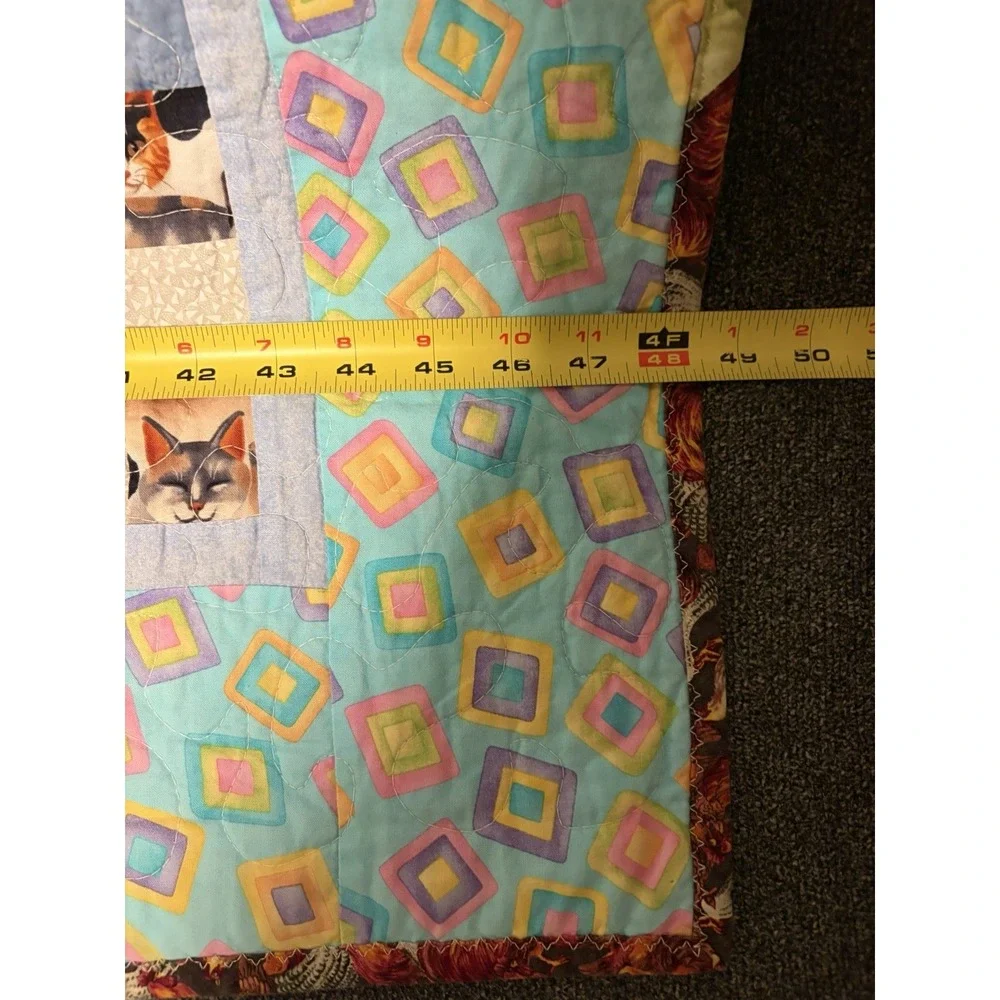 Handmade Patchwork Quilt Throw 48